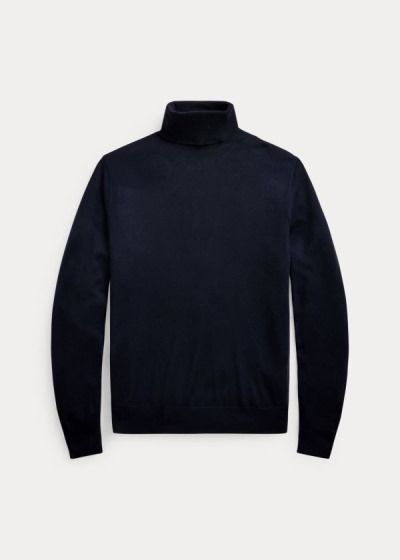 Ralph Lauren Cashmere Turtleneck Striktrøje Herre Danmark (EBLCH5731)